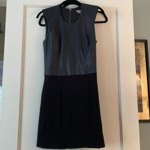 Helmut Lang Gala Leather Mini Dress